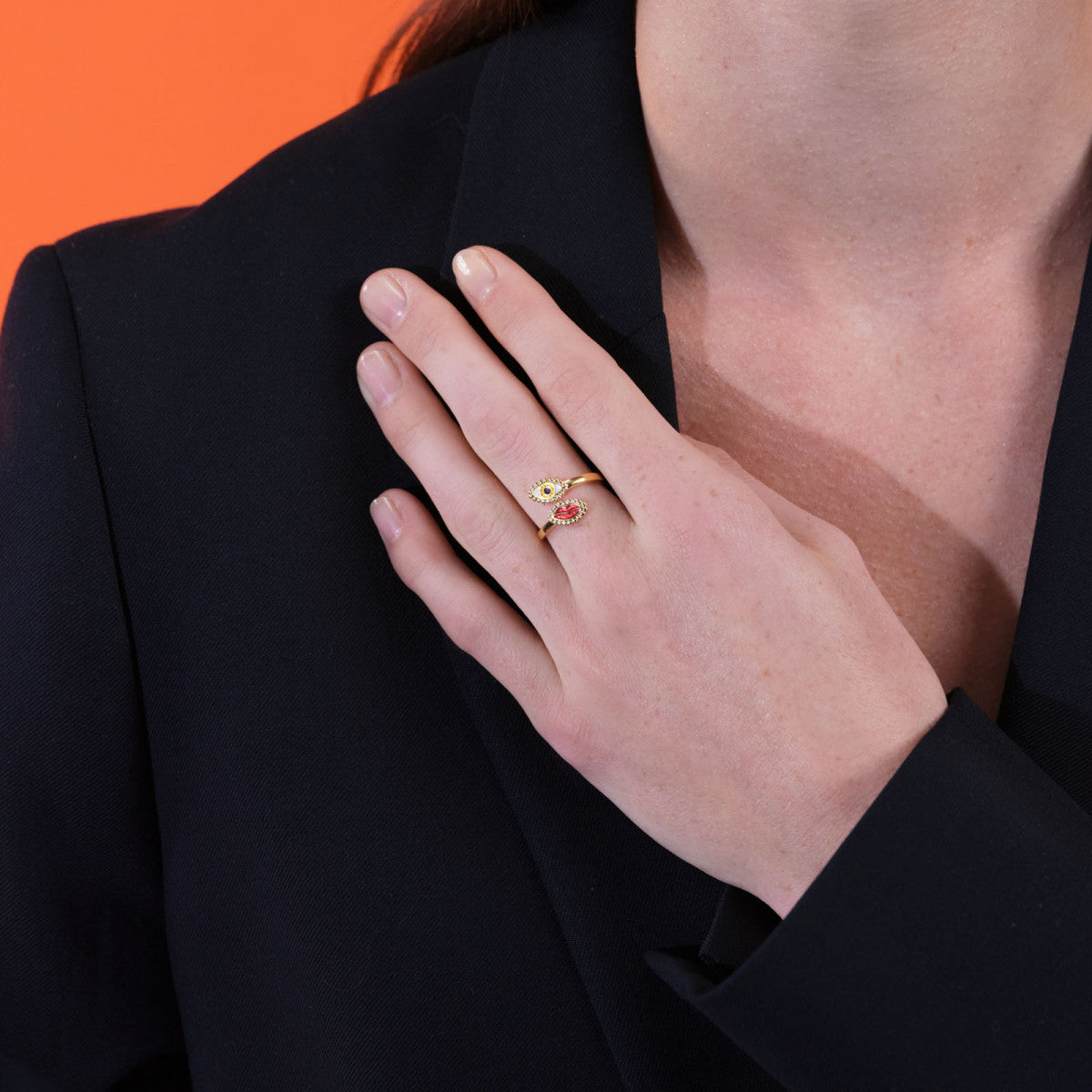 DIVINE PROTECTION ADJUSTABLE RING