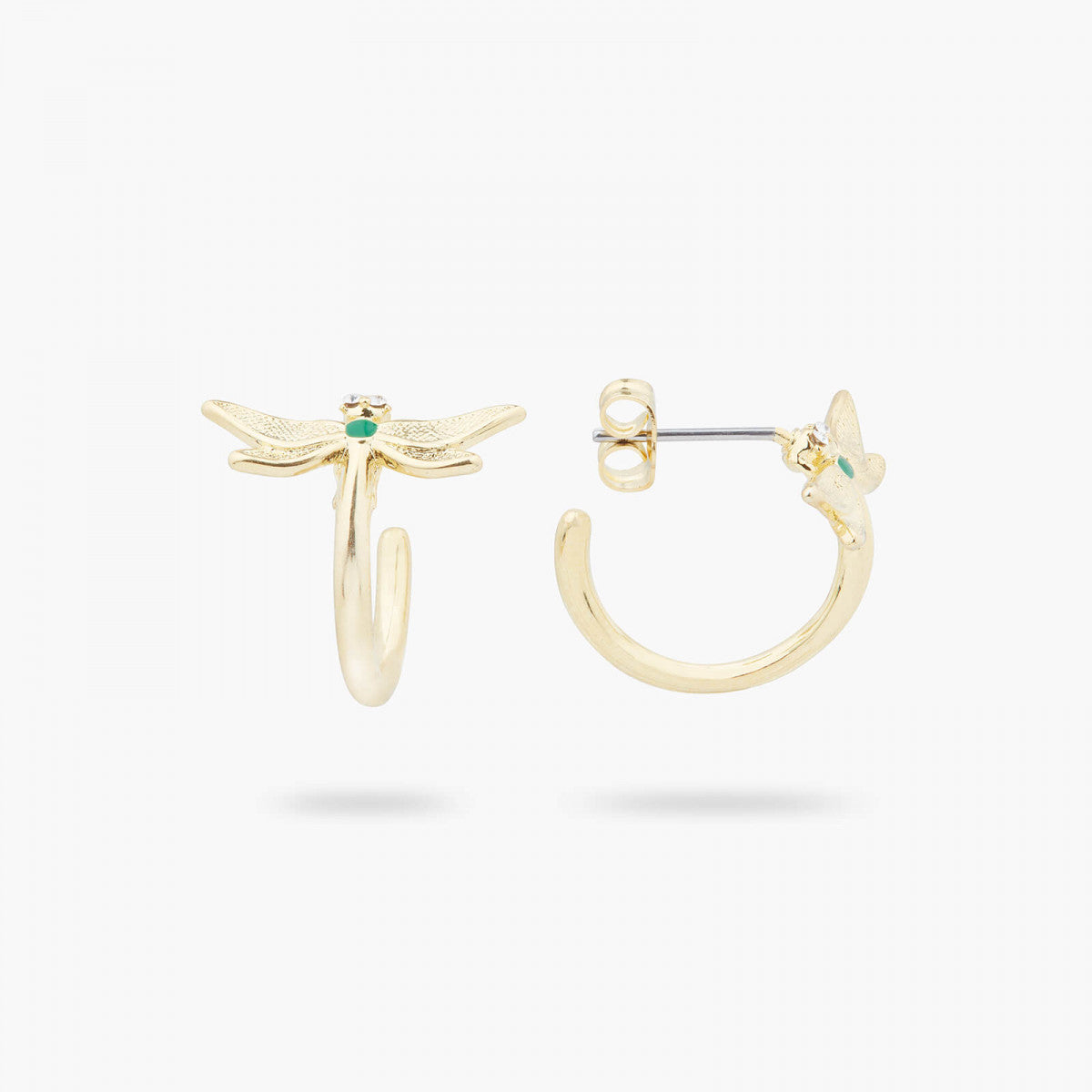 LITTLE DRAGONFLY HOOP EARRINGS
