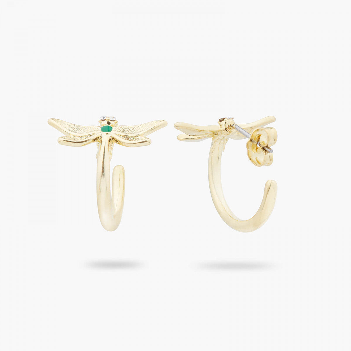 LITTLE DRAGONFLY HOOP EARRINGS