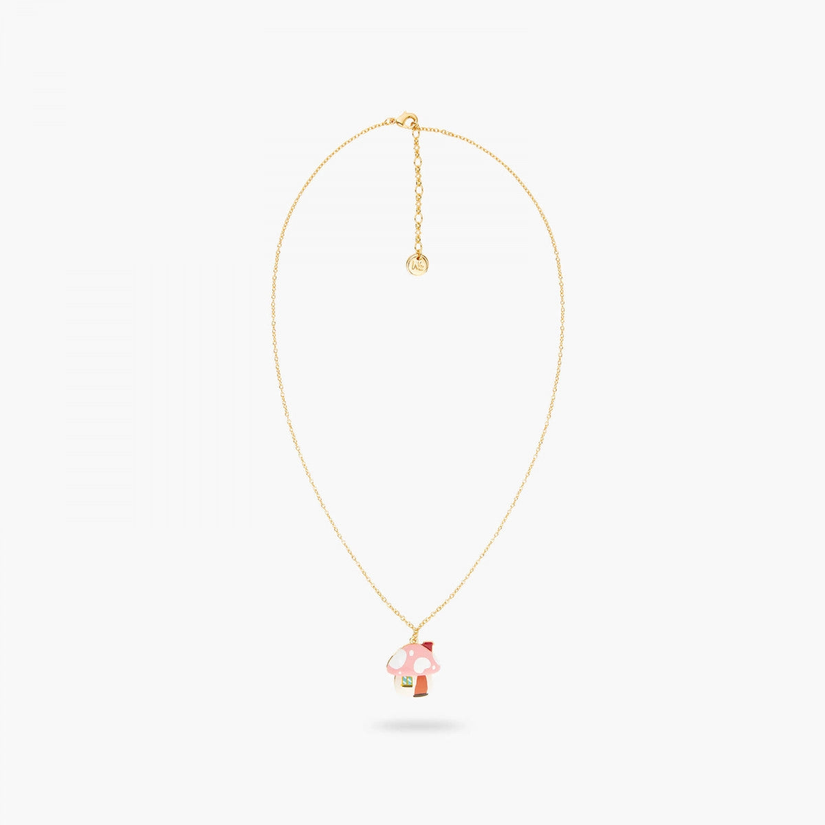MUSHROOM HOUSE PENDANT NECKLACE