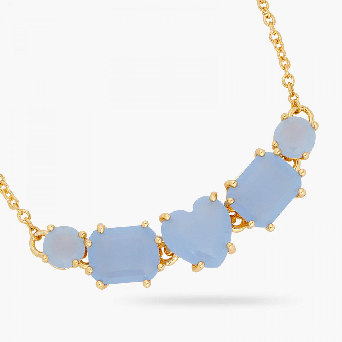 SKY BLUE DIAMANTINE 5 STONE FINE BRACELET