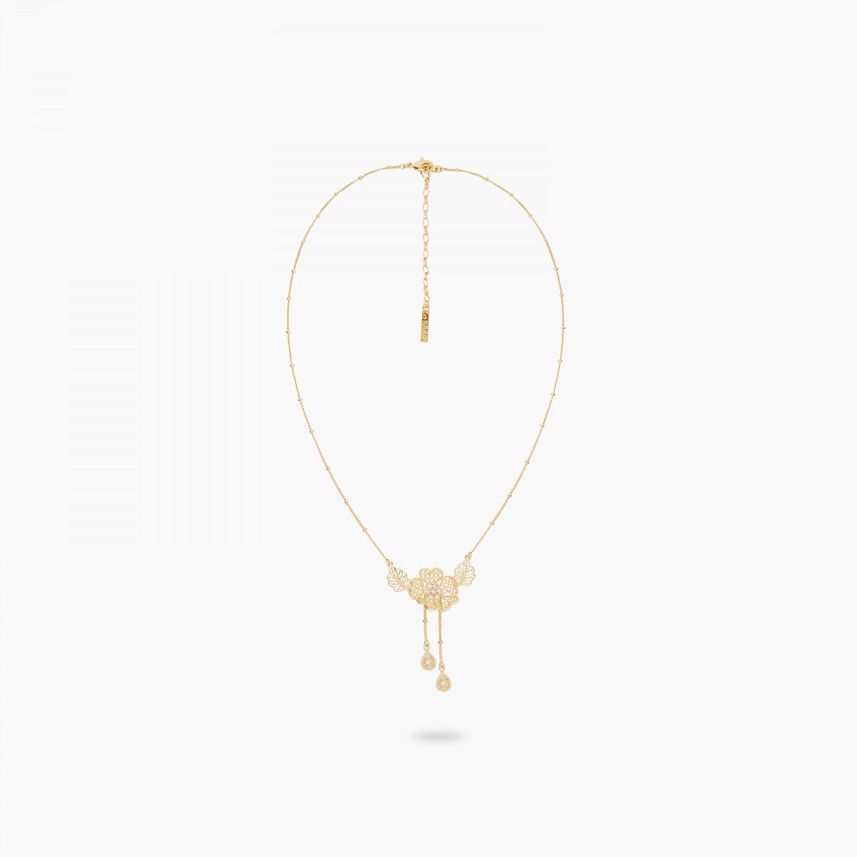 GOLD THREAD PENDANT FINE NECKLACE