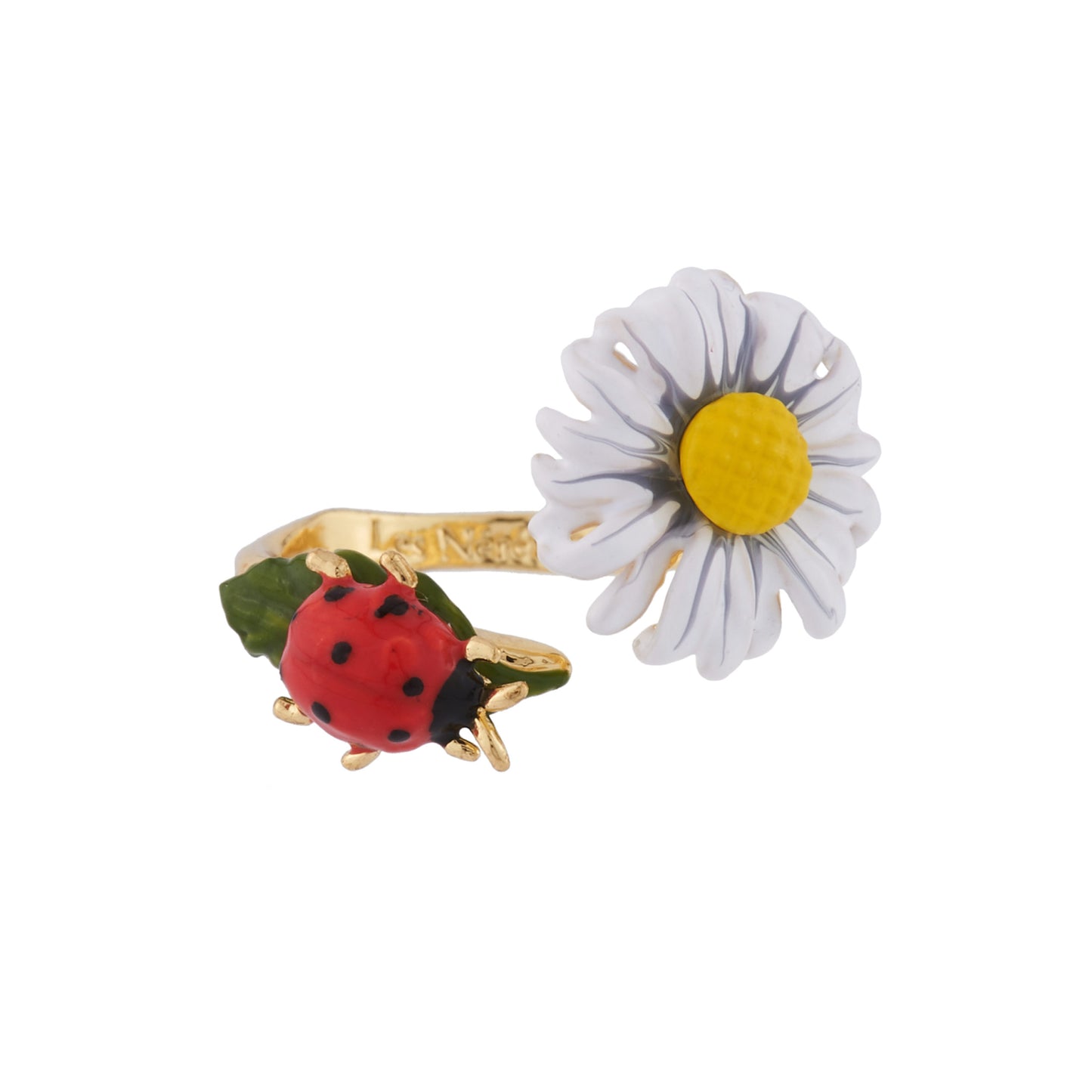 BAGUE ADJUSTABLE CHAMPÊTRE ÉMAILLÉ RING