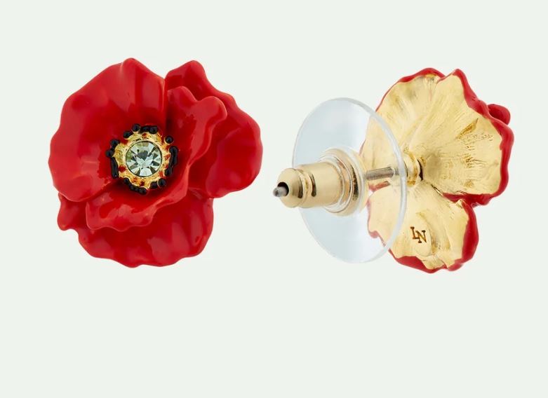 Poppy post earrings