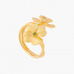 CLOVERS ADJUSTABLE RING