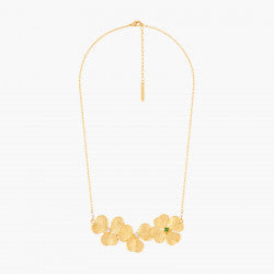 THREE CLOVERS COLLAR NECKLACE