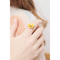 YELLOW COSMOS ADUSTABLE RING