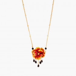 CALIFORNIAN POPPY PENDANT NECKLACE