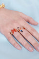 RED BOW ADJUSTABLE RING
