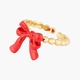 RED BOW ADJUSTABLE RING