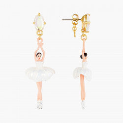 PAS DE DEUX AURORA BAUREALIS POST EARRINGS WITH STONE