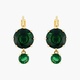 Emerald Green Round Stones Diamantine