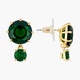 Emerald Green Round Stones Diamantine
