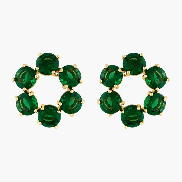 Emerald Green 6 stones Diamantine