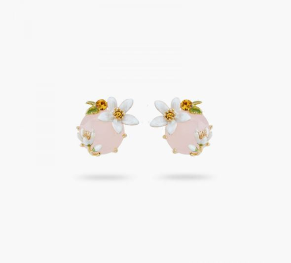 ORANGE BLOSSOM AND HONEY CRYSTAL POST EARRINGS
