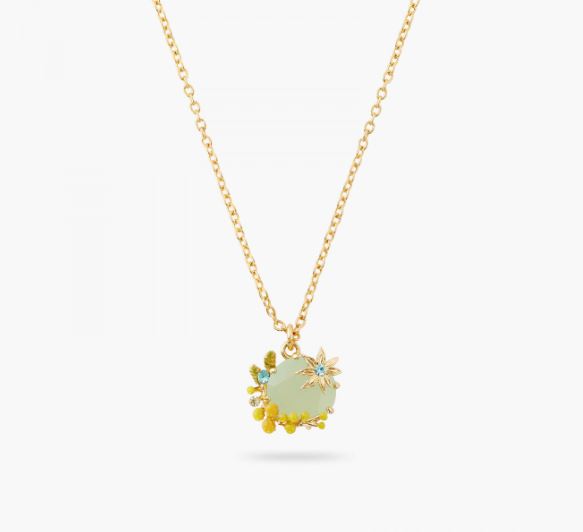 MIMOSA AND STAR ANISE PENDANT NECKLACE