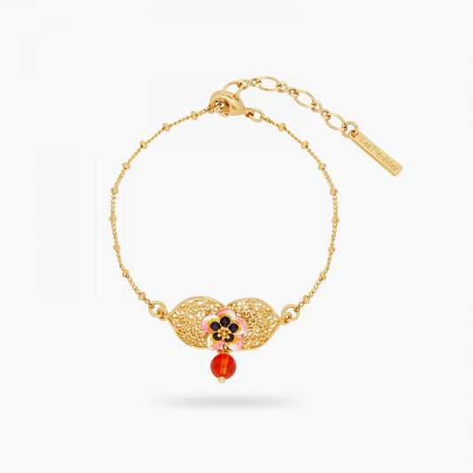 TIARÉ FLOWER AND PHYSALIS THIN BRACELET