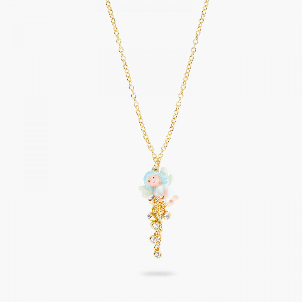 BLUE FAIRY PENDANT NECKLACE