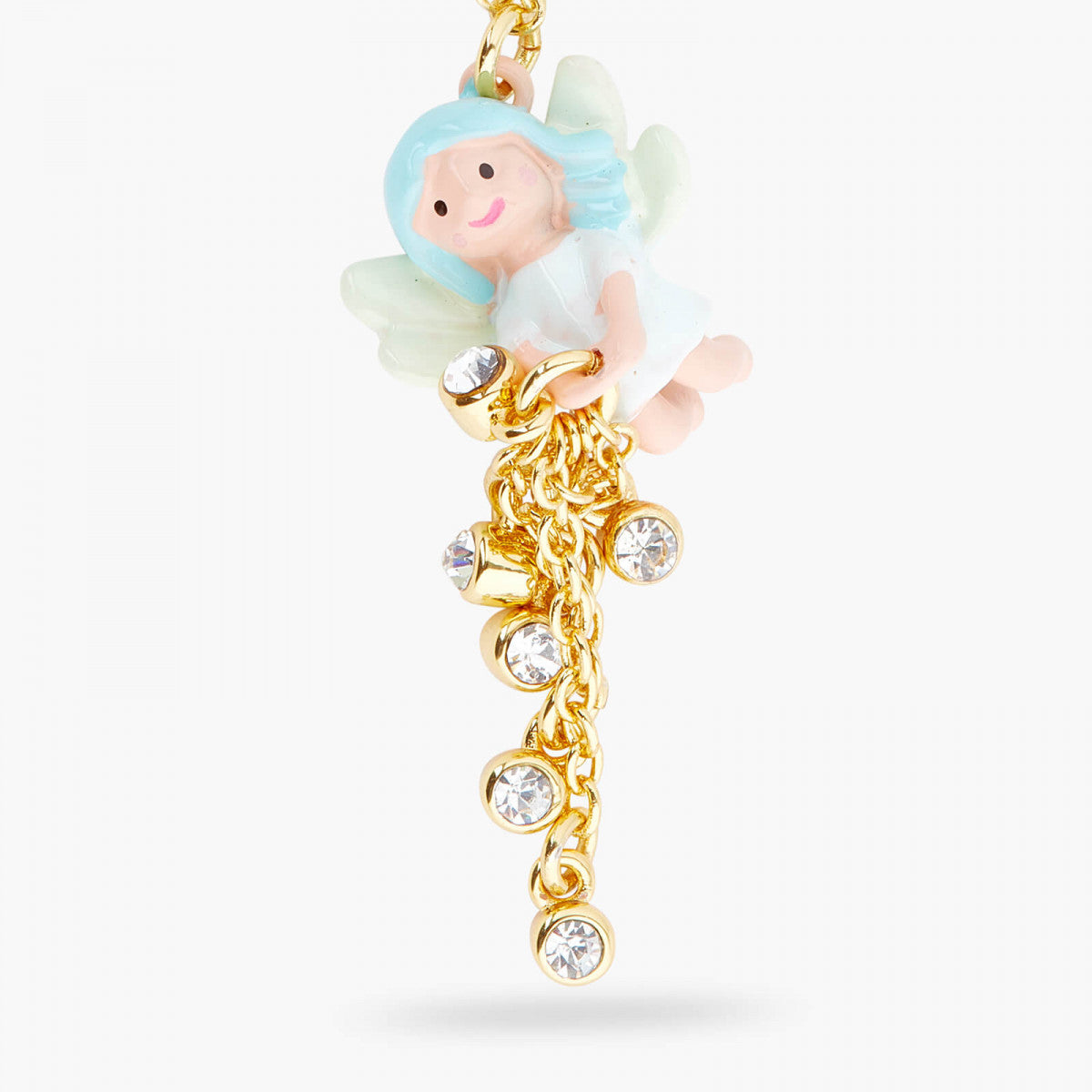 BLUE FAIRY PENDANT NECKLACE