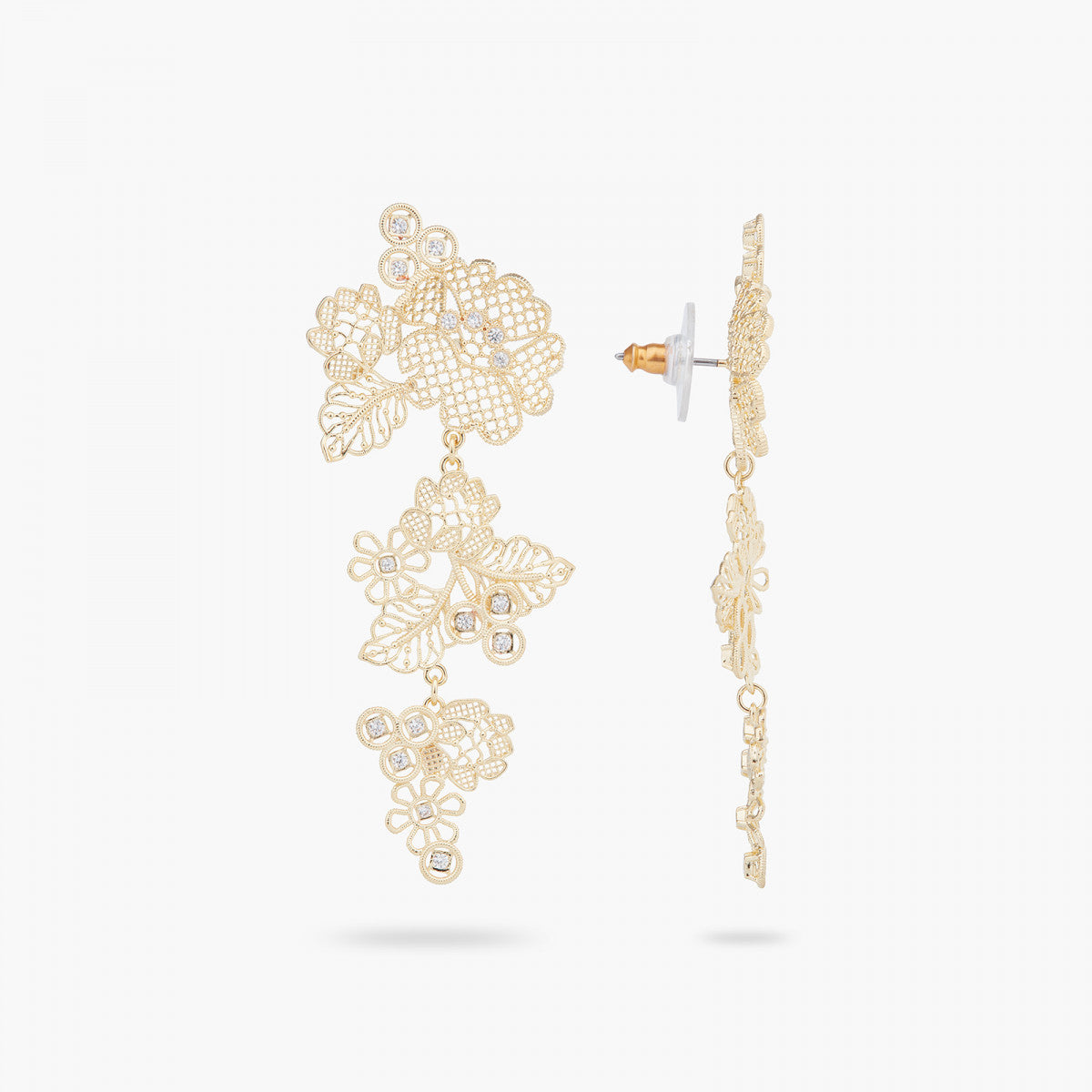 GOLD THREAD POST EARRINGS