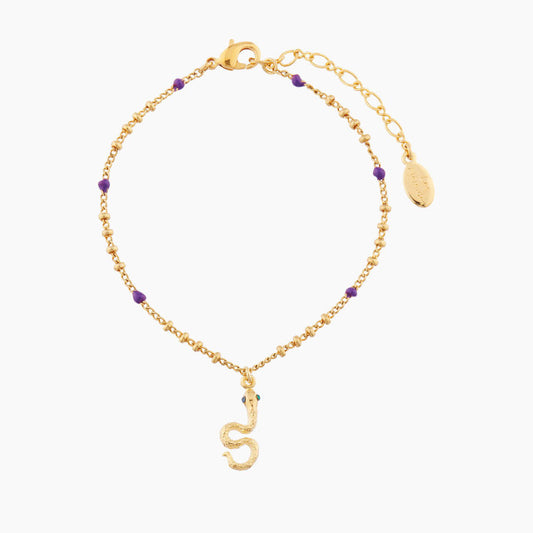 LES NÉRÉIDES SNAKE CHARMS BRACELET