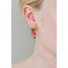 LITTLE RED RIDING HOOD STUD EARRING